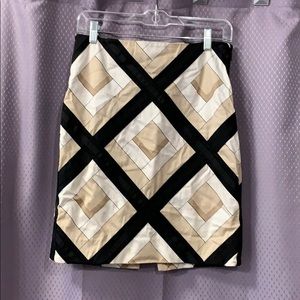 WHBM color block skirt size 2